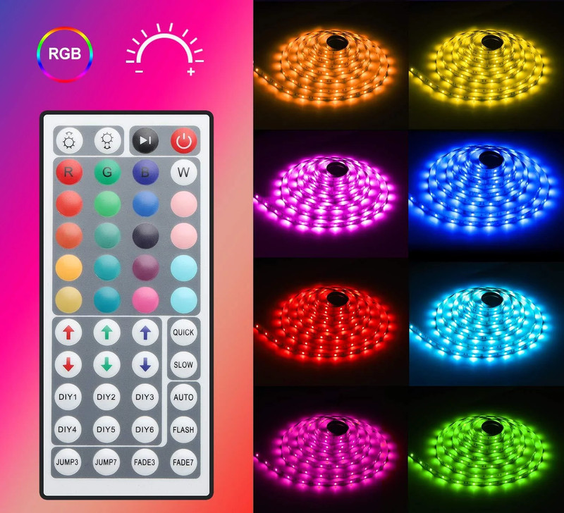 Minger - 16.4ft RGB Strip Lights - شريط إضاءة